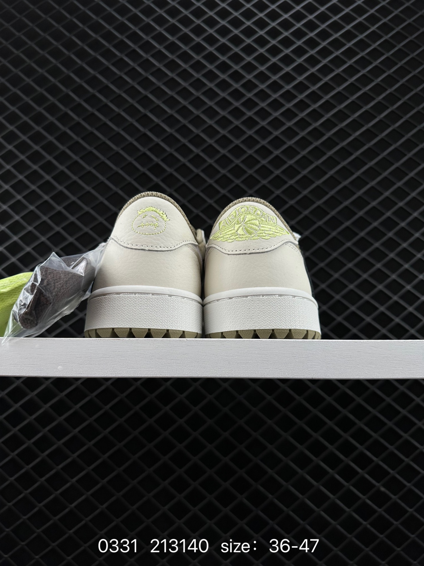 fragment design x Travis Scott x Nike Air Jordan 1 Low OG SP”Black/Green Toe“